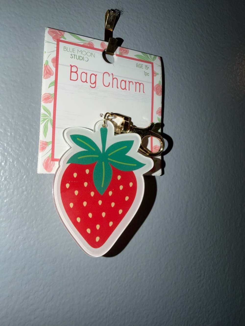 Strawberry Bag Charm - Picture 2 of 2